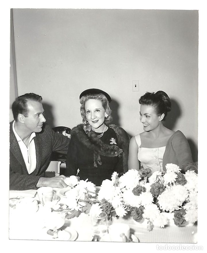 Cine: F35440 CARMEN SEVILLA RICHARD KILEY MARINA CISTERNAS FOTO B/N ORIGINAL ESPA&Ntilde;OLA PRENSA