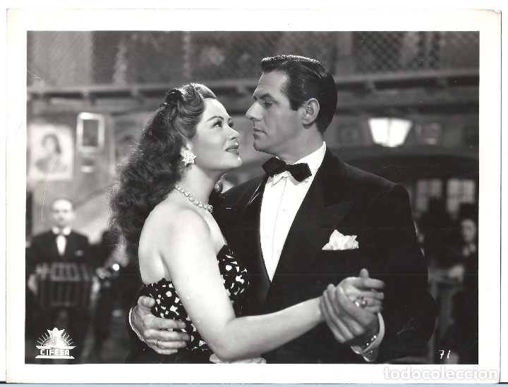 Cine: F30753 BLANQUITA AMARO MARIO CABRE UNA CUBANA EN ESPA&Ntilde;A FOTO B/N ORIGINAL ESPA&Ntilde;OLA CIFESA