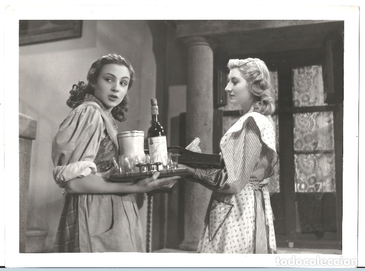 Kino: F30766 LINA YEGROS POLIZON A BORDO FOTO B/N ORIGINAL ESPA&Ntilde;OLA