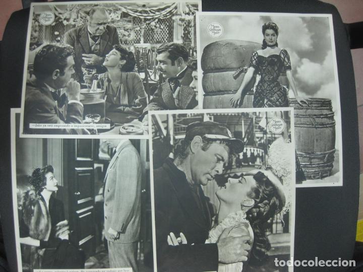 Cine: AVA GARDNER.CUATRO FOTOCROMOS. LOBY CARDS. DE CUATRO PELICULAS. METRO GOLDWYN MAYER.