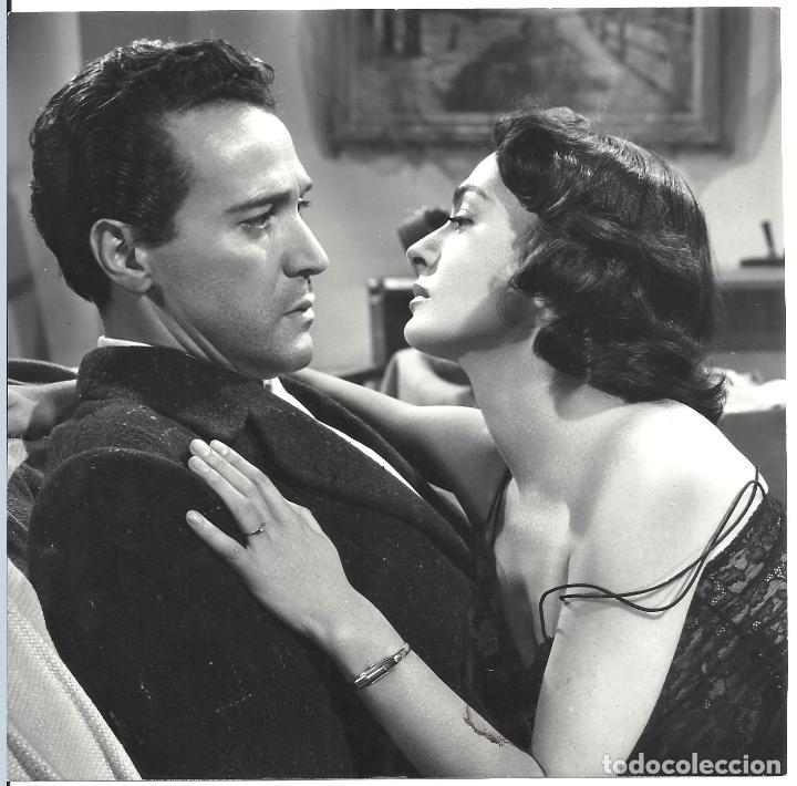 Cine: F30816 ANTONIO VILAR SILVIA MORGAN FOTO B/N ORIGINAL ESPA&Ntilde;OLA FOTOGRAFO JULIO ORTAS