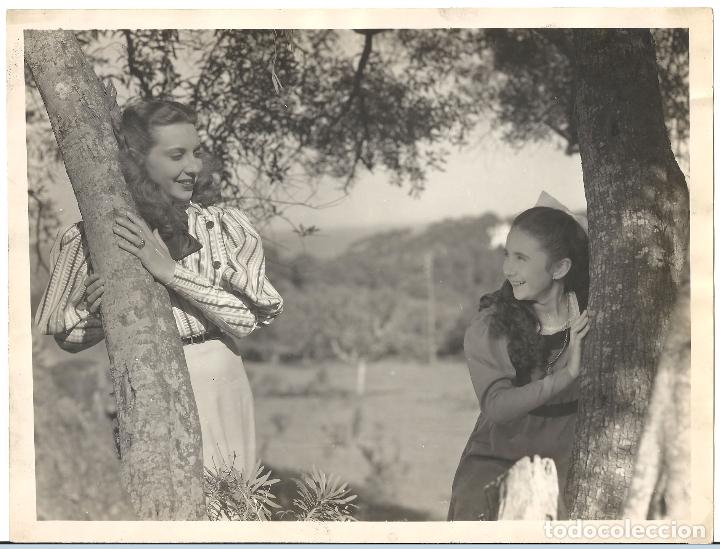 Cine: F30827 MARUJA MARIA ASQUERINO KETTY CLAVIJO LA SIRENA NEGRA FOTO B/N ORIGINAL ESPA&Ntilde;OLA