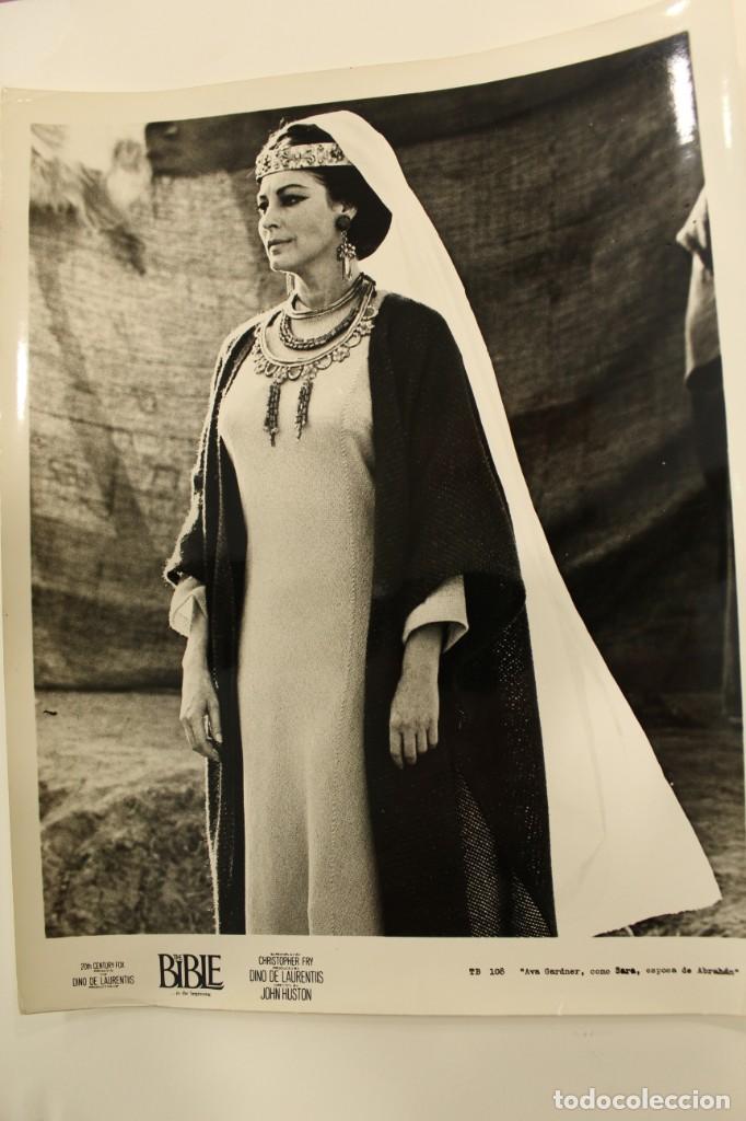 Cine: FOTOGRAFIA ORIGINAL AVA GARDNER EN LA BIBLIA