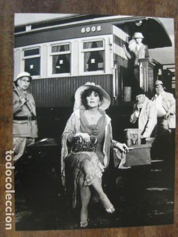 Cine: muerte en el safari - foto original b/n Brenda Vaccaro Herbert Lom Donald Pleasence Agatha Christie