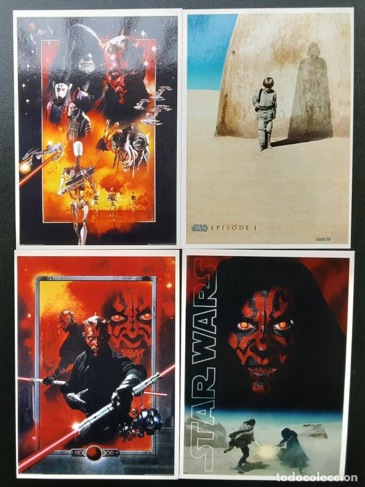 Cine: 4 POSTALES STAR WARS EPISODE 1
