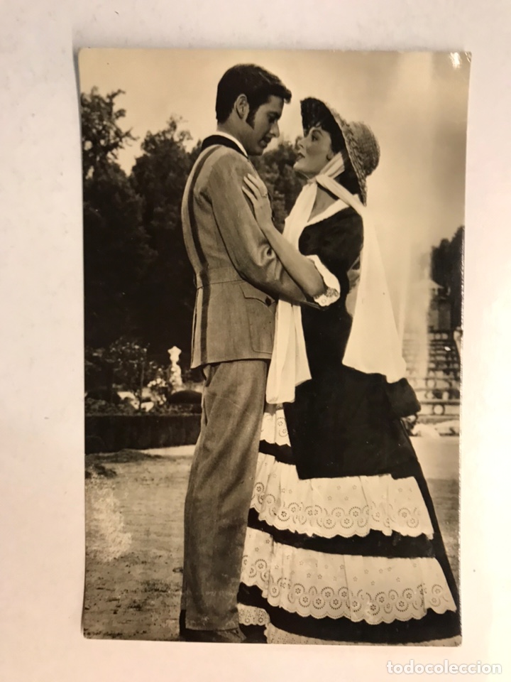 Cine: PAQUITA RICO Y VICENTE PARRA. Actores espa&ntilde;oles. Postal Fotograf&iacute;ca No.6595, Edita: Archivo Bermejo