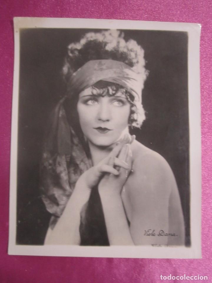 Cinema: VIOLA DANA ACTRIC DE CINE MUDO FOTOGRAFIA 2O X 25 ORIGINAL A&Ntilde;OS 20 30 C55