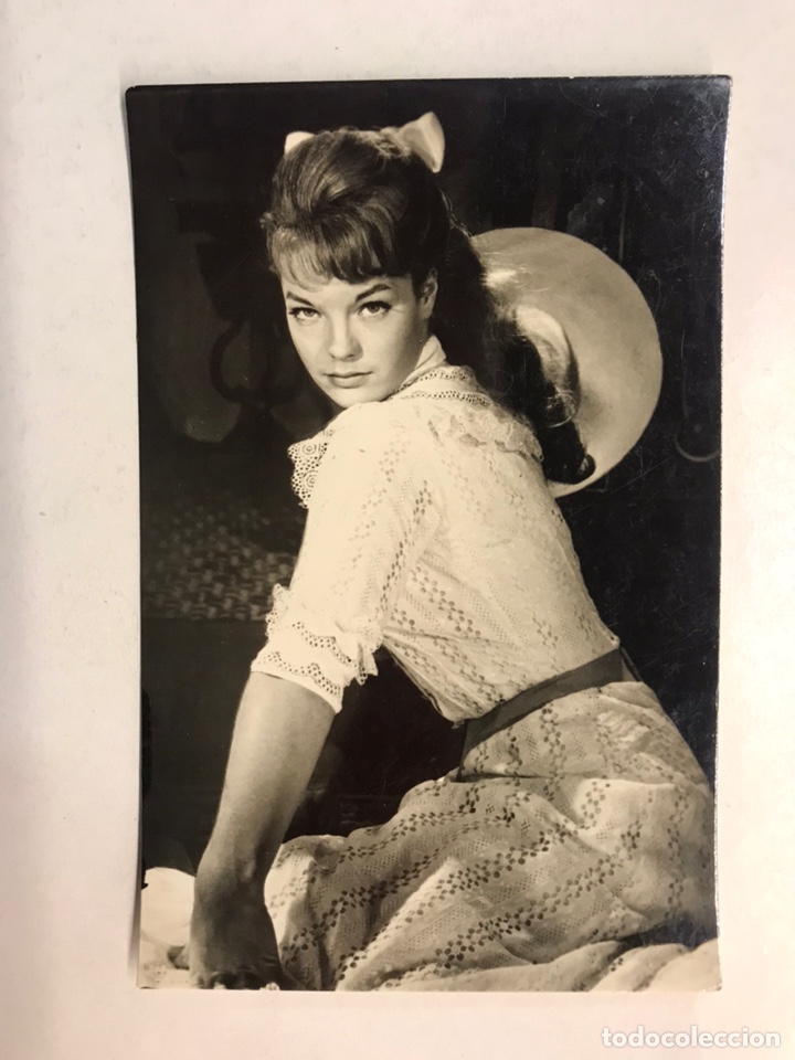 Cine: CINE. ACTRICES Foto postal, ROMY SCHNEIDER, No. 6416, Edicion Archivo Bermejo. (h.1950?)