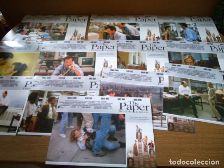 Cinema: THE PAPER - DETRAS DE LA NOTICIA -- 12 FOTOCROMOS ORIGINALES DE CINE --