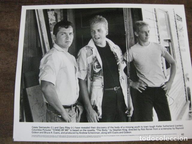 Cine: stand by me - FOTO ORIGINAL B/N - kiefer sutherland cuenta conmigo stephen king