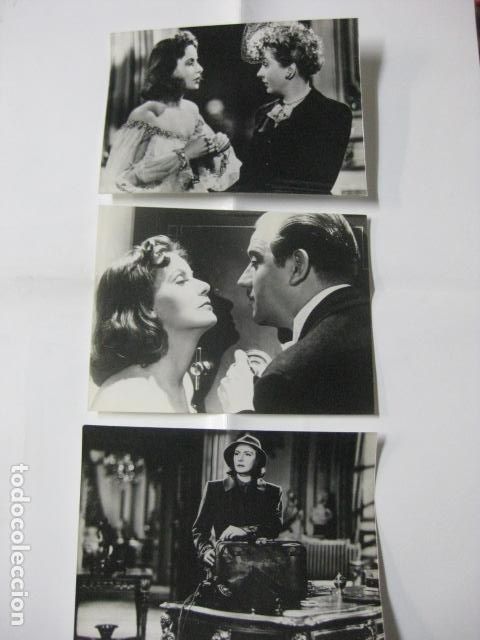 Cine: ninotchka - 3 FOTO ORIGINAL B/N - greta garbo Melvyn Douglas ina claire Ernst Lubitsch film