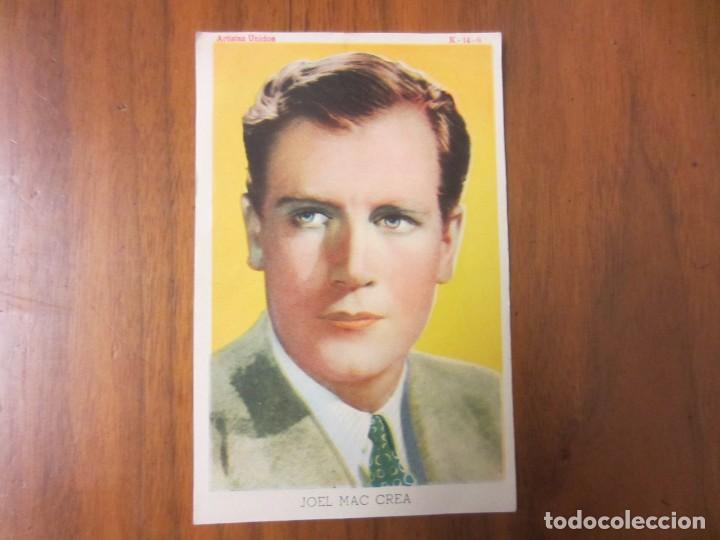 Kino: FOTOGRAMA DE CINE FOLLETO DE MANO-JOELMAC CREA-A&Ntilde;OS 50- SIN PUBLICIDAD