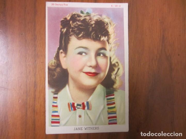 Kino: FOTOGRAMA DE CINE FOLLETO DE MANO-JANE WITHERS-A&Ntilde;OS 50 SIN PUBLICIDAD
