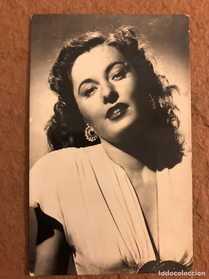 Cinema: SANDRA STORNE. ANTIGUA TARJETA POSTAL EN B/N CIRCULADA DE LA PEL&Iacute;CULA INDIANAPOLIS. N&deg; 705.