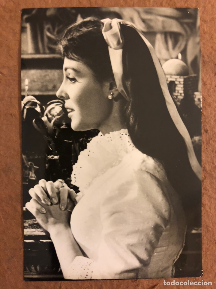 Cine: PAQUITA RICO. ANTIGUA TARJETA POSTAL EN B/N SIN CIRCULAR DE LA PEL&Iacute;CULA &iquest; D&Oacute;NDE VAS, ALFONSO XIII?