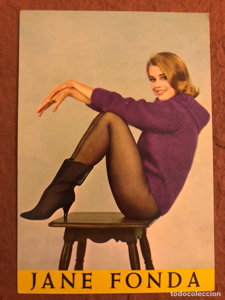 Cine: JANE FONDA. POSTAL SIN CIRCULAR BERGAS N&deg; 871 (1964).