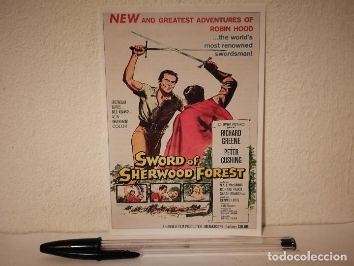 Cine: FICHA COLECCIONABLE -9*13 -  La espada del bosque de Sherwood  - ROBIN HOOD