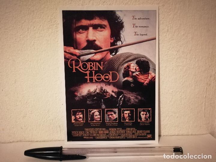 Cine: FICHA COLECCIONABLE -9*13 - PATRICK BERGIN - ROBIN HOOD
