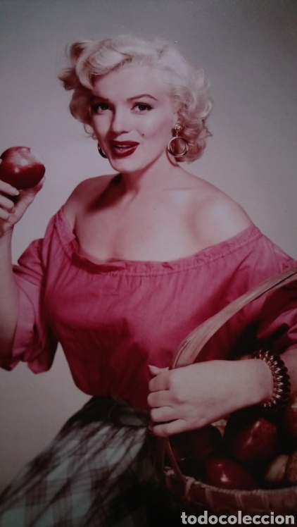 Cine: Marilyn monroe foto 24 x 30 de papel saten
