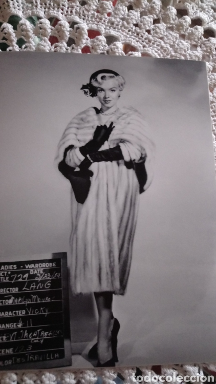 Cine: Marilyn monroe foto 24 x 30 de papel saten