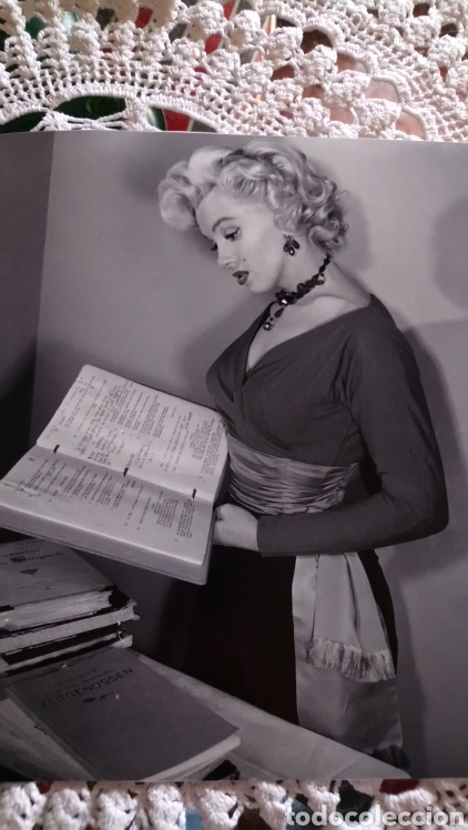 Cine: Marilyn monroe foto 24 x 27 papel saten