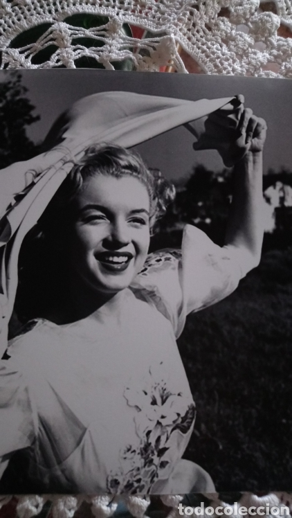 Cine: Marilyn monroe foto 24 x 24 papel saten