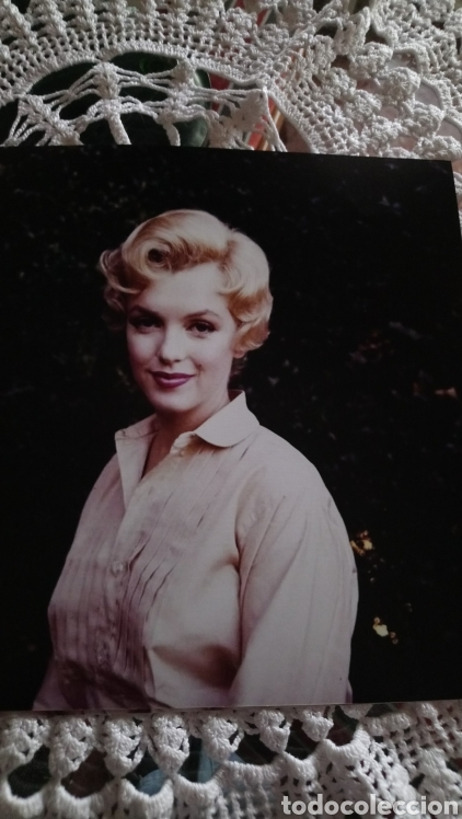Cine: Marilyn monroe foto 24 x 24 papel saten