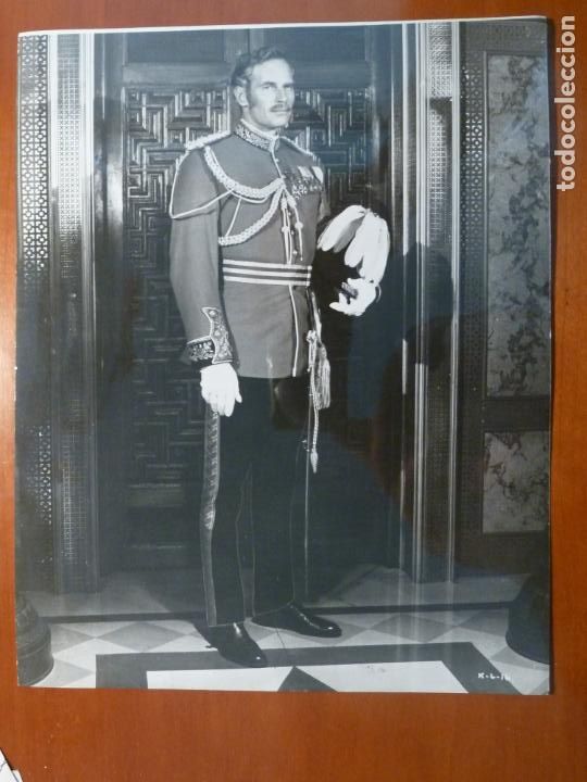 Cine: charlton heston khartum foto original antigua