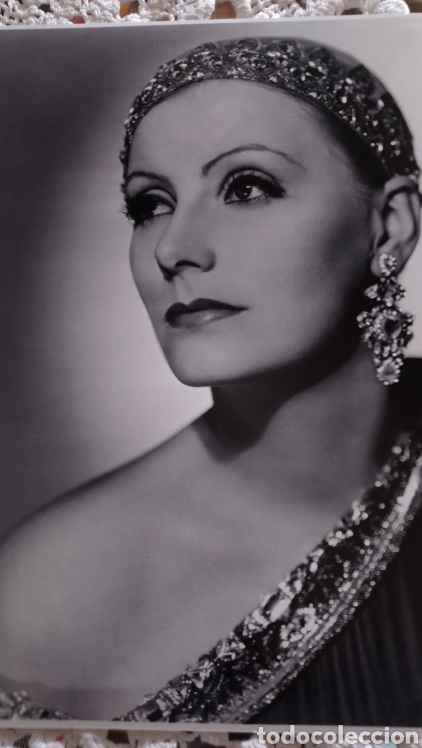 Cine: Greta garbo foto 24 x 30 de una gran calida papel saten