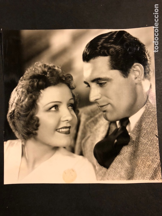 Cine: Foto original de Cary Grant y Nancy Carroll 25 x 20 cm