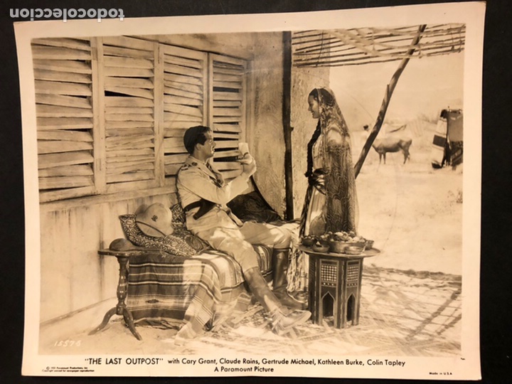 Cine: Foto original Paramount de Cary Grant y Gertrude Michael 25 x 20 cm