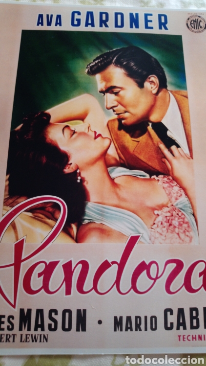 Cine: . Ava. Gardner. Foto de la pel&iacute;cula pandora