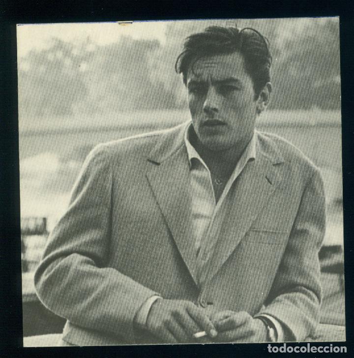 Cine: POSTAL ORIGINAL PERO CORTADA DE ALAIN DELON