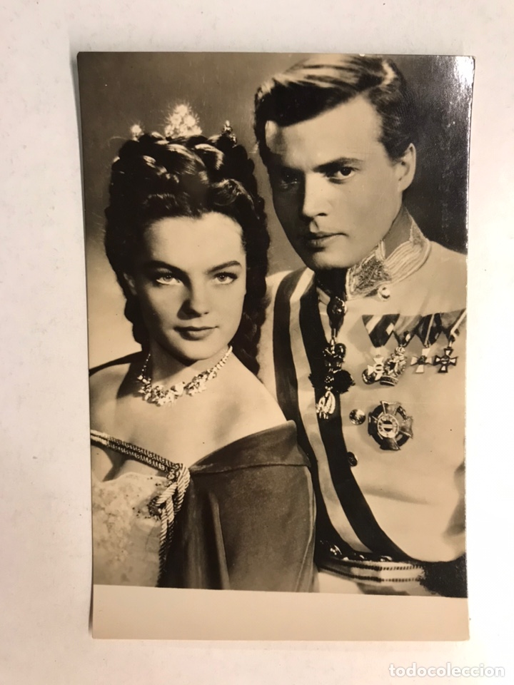 Cine: CINE. Actores y Actrices. Foto postal No.1673, Romy Schneider y Karlheinz Bohm. Edita:JDP (h.1950?)