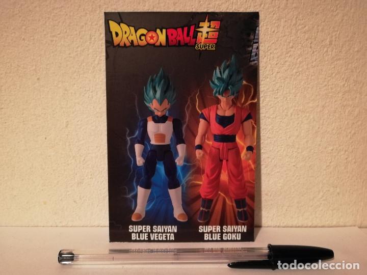Cine: TARJETA PAPEL GRUESO -10*15- BLUE GOKU VEGETA - DRAGON BALL Z - DRAGONBALL