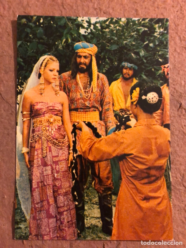 Cinema: SANDOKAN, H&Eacute;ROE DE LA TV. POSTAL SIN CIRCULAR SACIS N&deg; 3 (1976).
