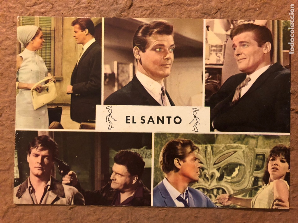 Cine: ROGER MOORE (EL SANTO). POSTAL SIN CIRCULAR OSCARCOLOR N&deg; 449.