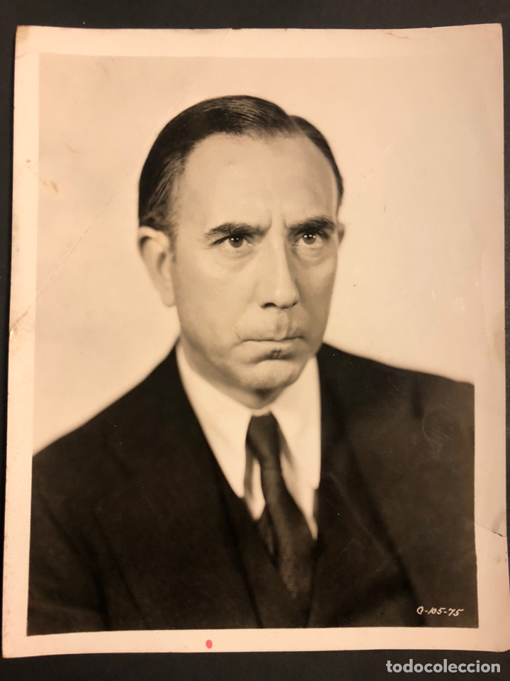 Cine: Foto original de Carlos villarias dracula 25 x 20 cm