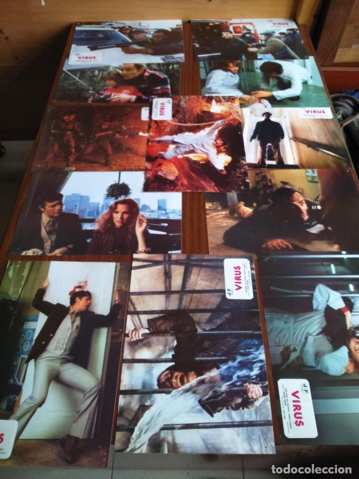 Cinema: VIRUS -- 12 FOTOCROMOS ORIGINALES DE CINE --