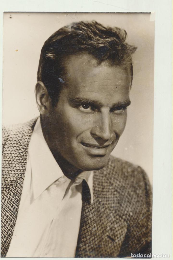 Cine: Charlton Heston. Foto-Postal. Edit. marte