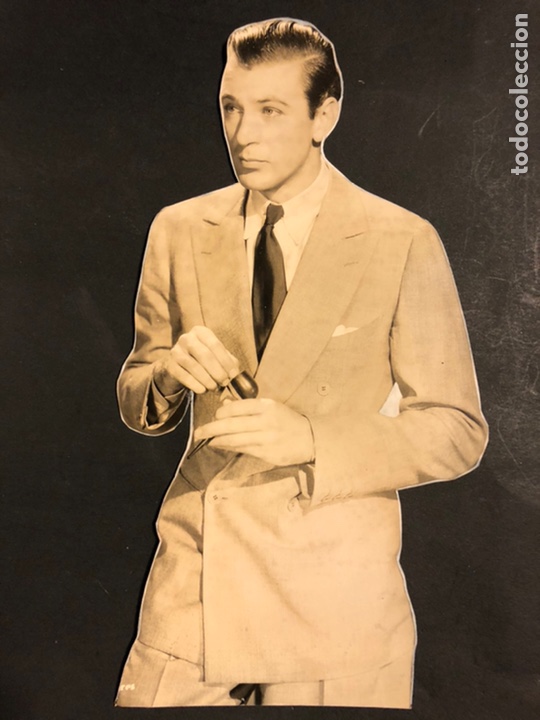 Cine: Foto original de Gary Cooper 21 x 11 cm