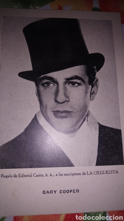 Cine: Gary cooper regalo de editorial castro s. A a&ntilde;os 30