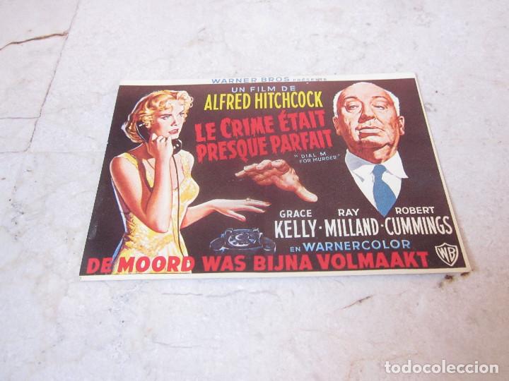 Cine: POSTAL ALFRED HITCHCOCK - LE CRIME ETAIT PRESQUE PARFAIT
