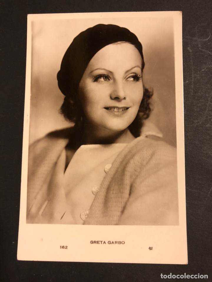 Cine: Tarjeta postal de Greta Garbo