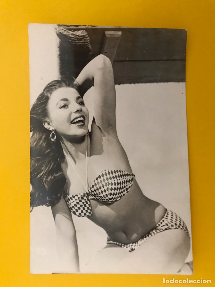 Cine: ACTORES Y ACTRICES. Postal: JOAN COLLINS, actriz Brit&aacute;nica. (h.1950?) Sin Circular