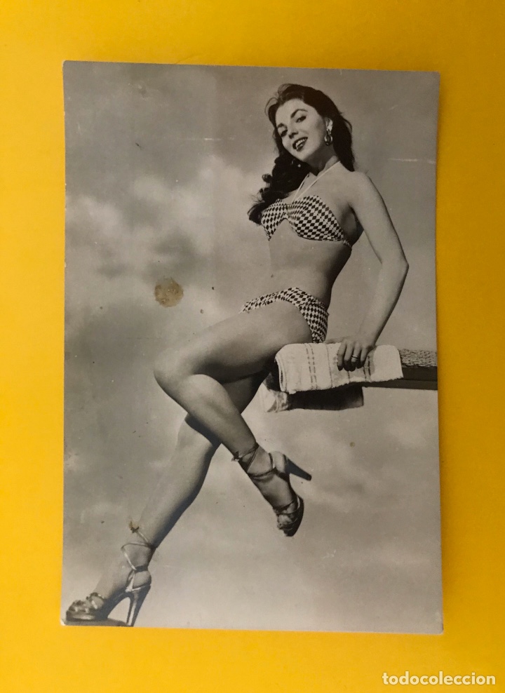 Cine: ACTORES Y ACTRICES. Postal: JOAN COLLINS, actriz Brit&aacute;nica. (h.1950?) Sin Circular