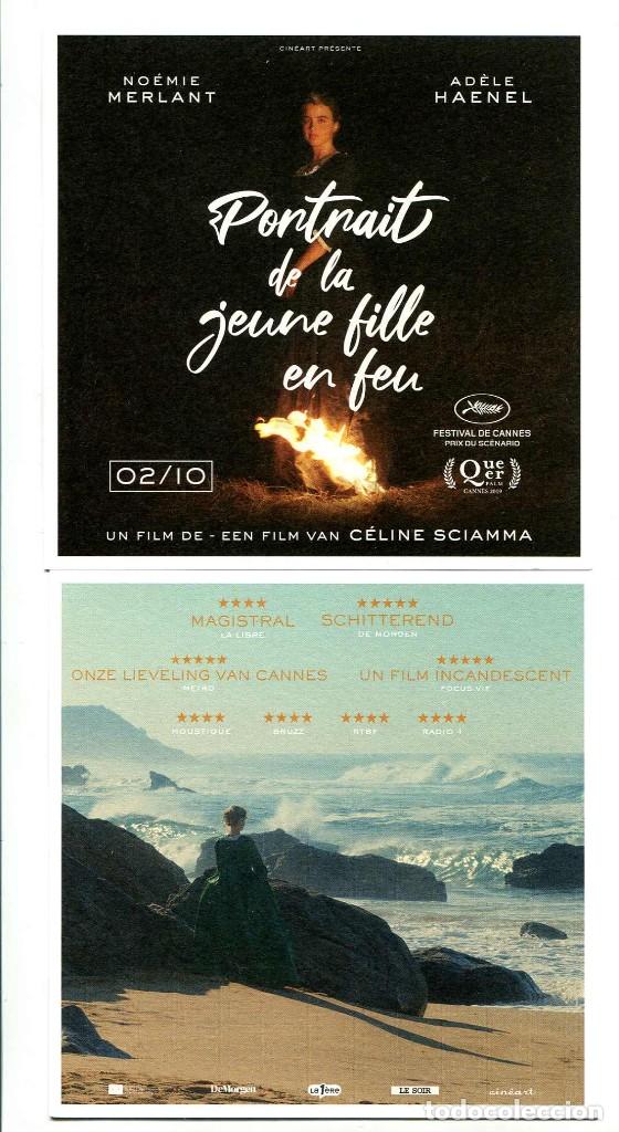 Cine: RETRATO DE UNA MUJER EN LLAMAS, de C&eacute;line Sciamma. 12 X 12 cms..