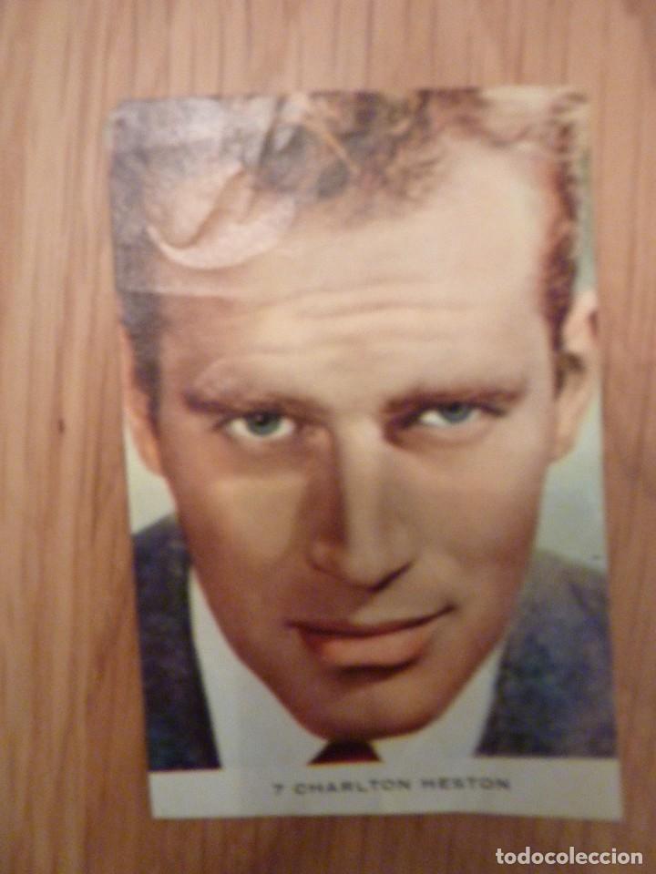 Cine: CROMO CHARLTON HESTON N&ordm;7