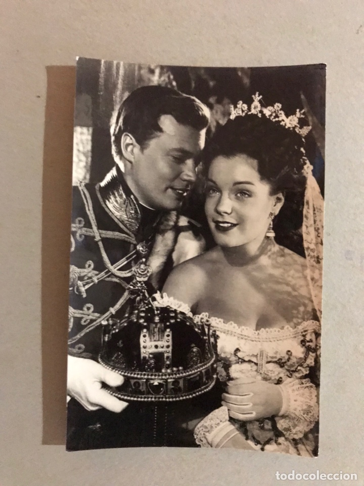 Cin&eacute;ma: ACTORES. Postal Romy Schneider y Karlheinz Bohm. (h.1950?) Archivo Bermejo NO CIRCULADA..