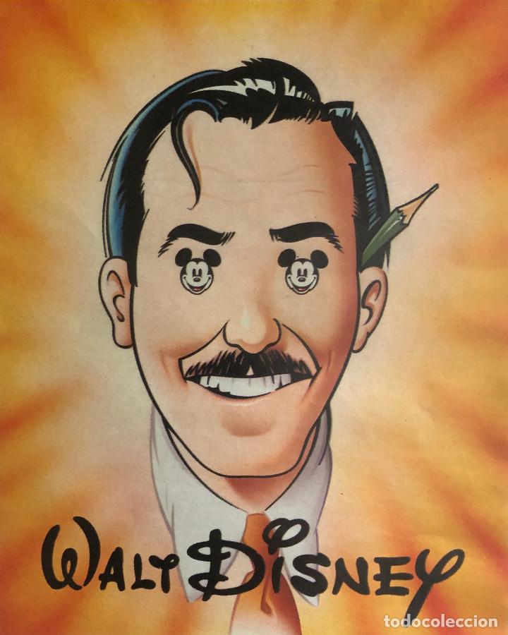 Cin&eacute;ma: Caricatura de Walt Disney. Recorte de revista. Tama&ntilde;o postal. Nueva.